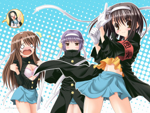 Картинка аниме the melancholy of haruhi suzumiya