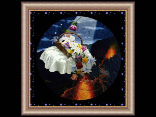 Картинка рисованные цветы