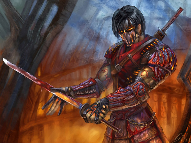 Обои картинки фото рисунки, конкурса, ice, and, fire, фэнтези, люди