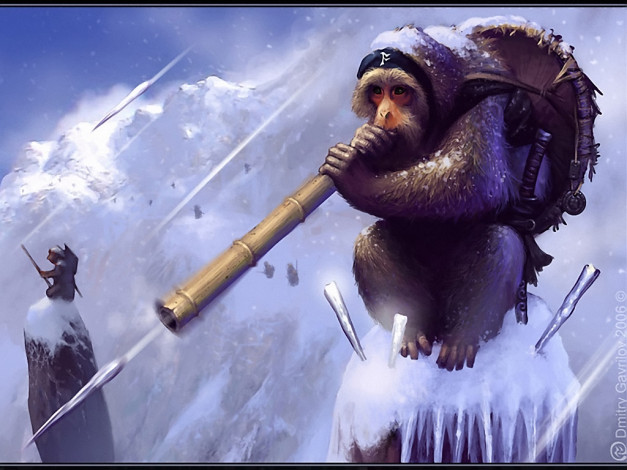 Обои картинки фото рисунки, конкурса, ice, and, fire, фэнтези, существа