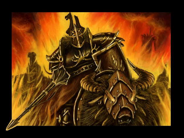 Обои картинки фото рисунки, конкурса, ice, and, fire, фэнтези, всадники, наездники