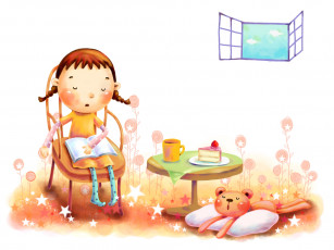 Картинка рисованные дети