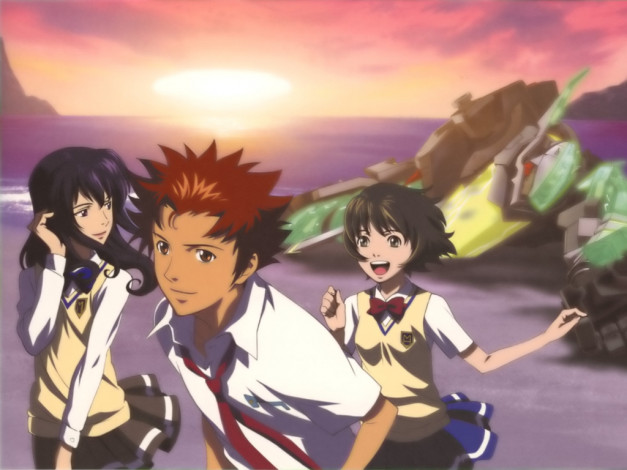 Обои картинки фото аниме, zegapain