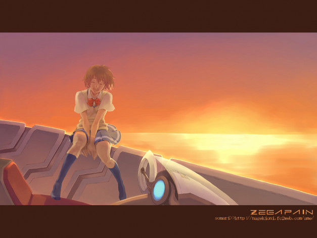 Обои картинки фото аниме, zegapain