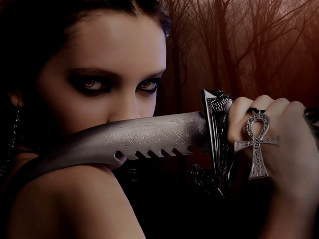 Обои картинки фото фэнтези, девушки