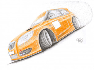 Картинка автомобили рисованные