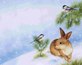 Картинка рисованные животные