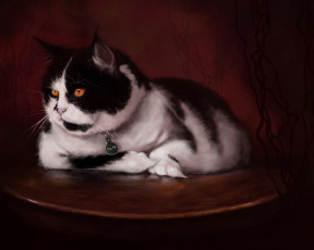 Картинка рисованные животные коты