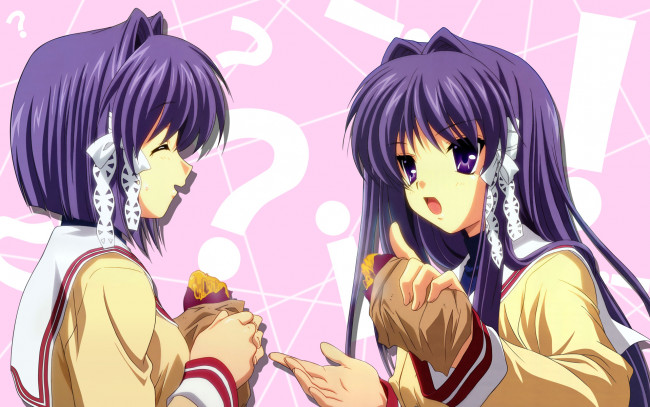 Обои картинки фото clannad, аниме