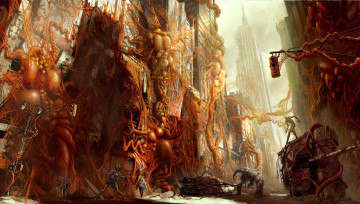 обоя prototype, видео, игры, мутанты, город