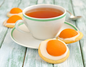 Картинка еда напитки Чай чай печенье