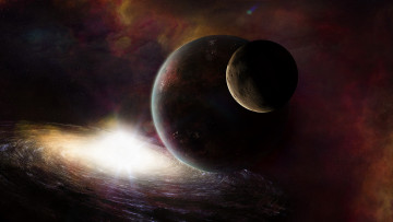 Картинка космос арт планеты