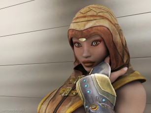 Картинка 3д+графика portraits+ портрет взгляд девушка