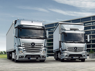 Картинка автомобили mercedes+trucks mercedes-benz mixed