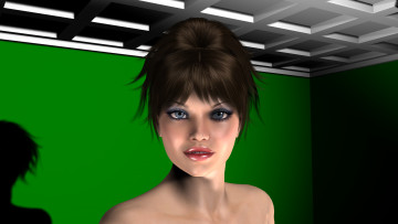 Картинка 3д+графика portraits+ портрет взгляд девушка