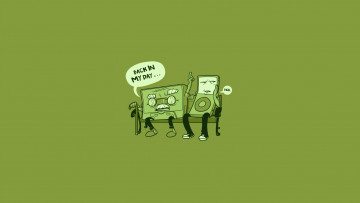 Картинка рисованные минимализм плеер касета