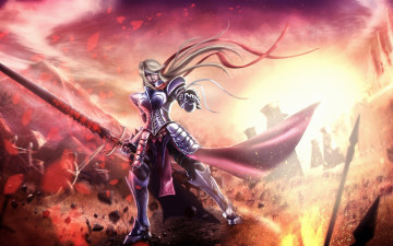 Картинка фэнтези девушки девушка рыцарь