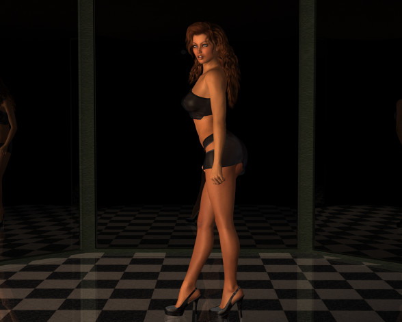 Обои картинки фото 3д графика, people , люди, взгляд, девушка