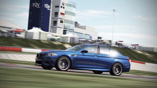 Обои картинки фото автомобили, 3д, bmw, видео игры, forza motorsport 4