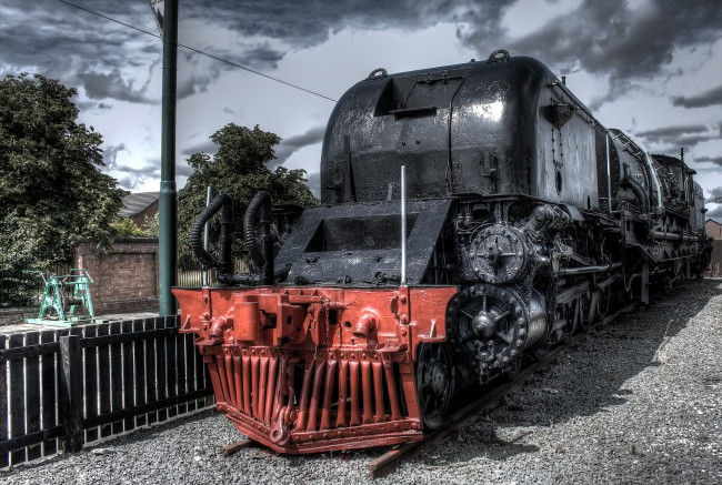 Обои картинки фото техника, паровозы, паровоз, экспонат