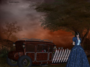 Картинка автомобили 3d+car&girl взгляд автомобиль фон девушка