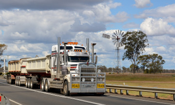 Картинка kenworth автомобили тяжелый грузовик седельный тягач