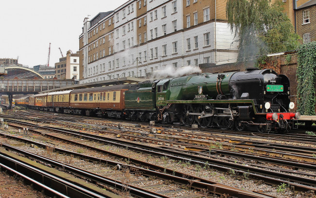 Обои картинки фото техника, паровозы, железная, дорога, паровоз