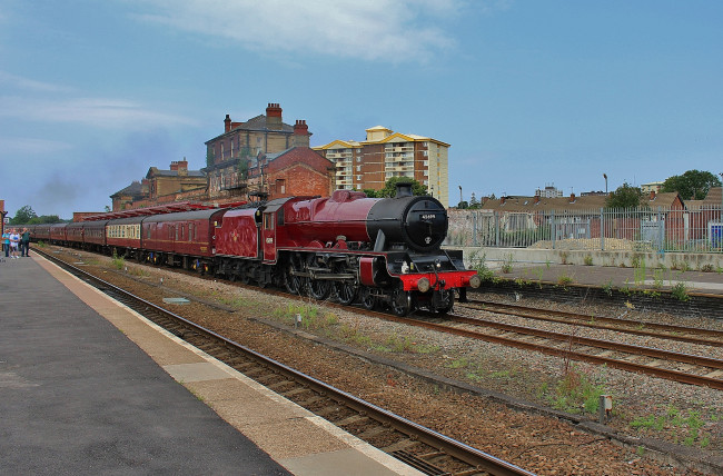 Обои картинки фото техника, паровозы, железная, дорога, паровоз