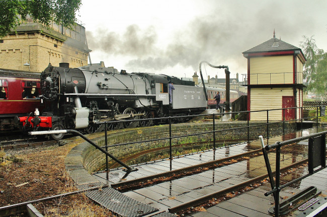 Обои картинки фото техника, паровозы, железная, дорога, паровоз