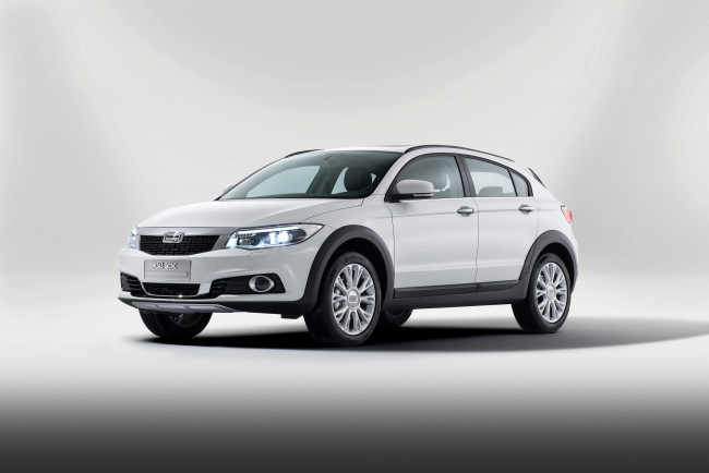 Обои картинки фото 2014 qoros 3 city suv 1, 6t, автомобили, qoros, серебристый