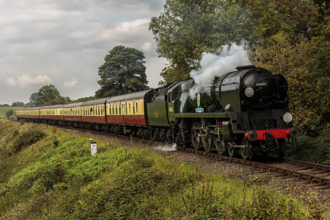 Обои картинки фото техника, паровозы, железная, дорога, паровоз