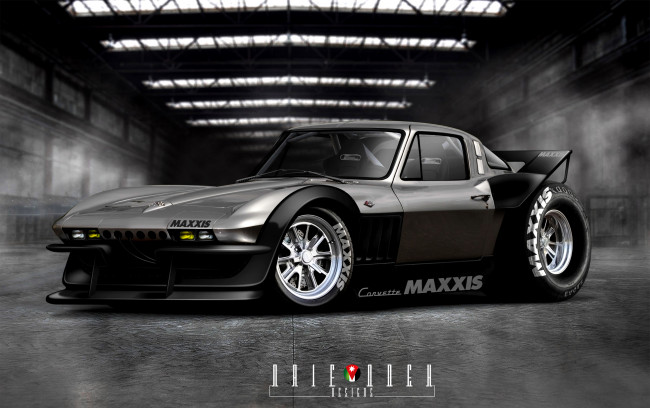 Обои картинки фото автомобили, виртуальный тюнинг, vette