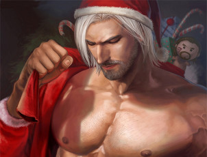 Картинка рисованное люди santa