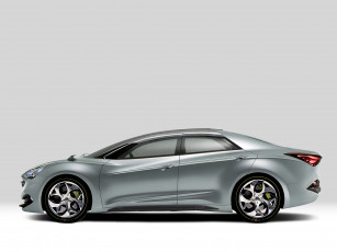 обоя hyundai i-flow concept 2010, автомобили, hyundai, i-flow, concept, 2010