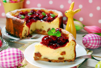 Картинка еда пироги чизкейк мята