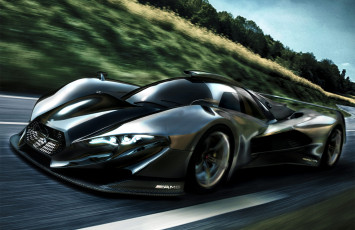 Картинка mercedes-benz+sl+gtr+concept автомобили 3д gtr sl mercedes-benz concept