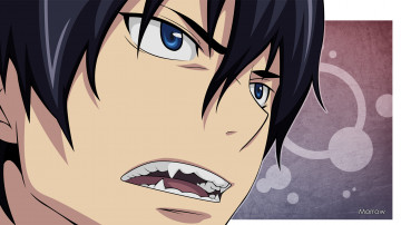 Картинка аниме ao+no+exorcist okumura rin