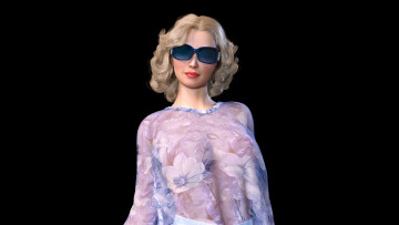 Картинка 3д+графика люди+ people фон взгляд девушка