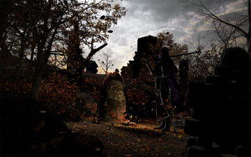 Картинка 3д+графика амазонки+ amazon девушка взгляд фон оружие