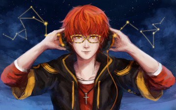 Картинка аниме mystic+messenger парень
