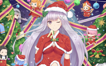 Картинка аниме re +zero+kara+hajimeru+isekai+seikatsu девушка взгляд фон