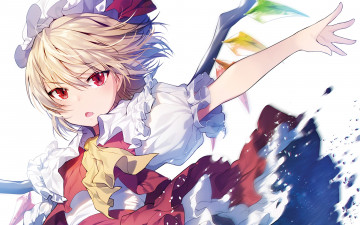 Картинка аниме touhou фон взгляд девушка