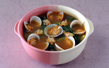 Картинка еда первые+блюда рыбный суп мидии