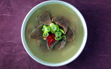 Картинка еда первые+блюда суп мясо перец