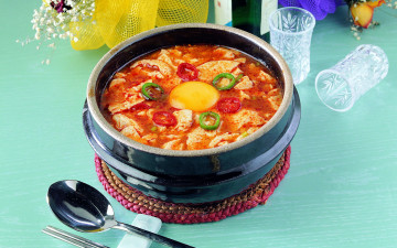 Картинка еда первые+блюда суп яйцо перец