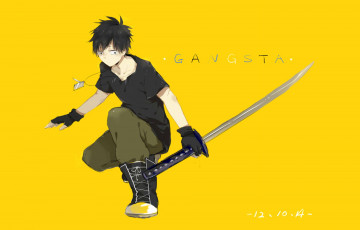 обоя аниме, gangsta, nicholas, brown