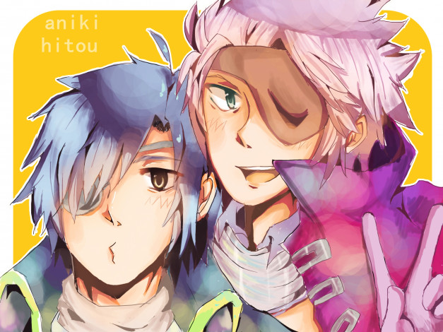 Обои картинки фото аниме, sengoku basara, парни