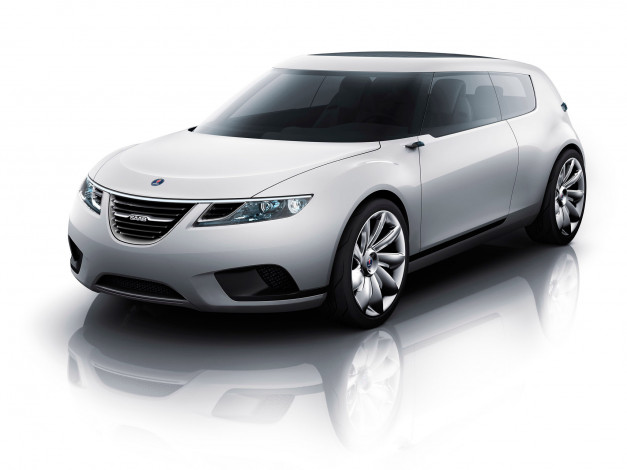Обои картинки фото saab 9-x biohybrid concept 2008, автомобили, saab, biohybrid, concept, 2008, 9-x