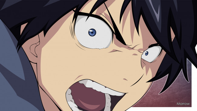 Обои картинки фото аниме, ao no exorcist, okumura, rin