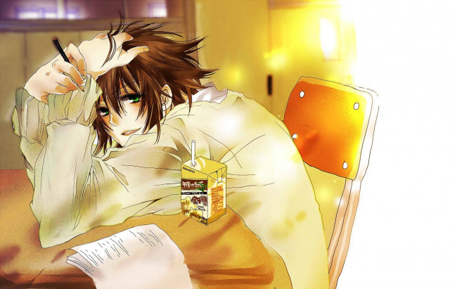 Обои картинки фото аниме, hakuouki, okita, souji